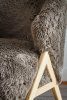 fotel lounge z drewna kauczukowego Bloomingville